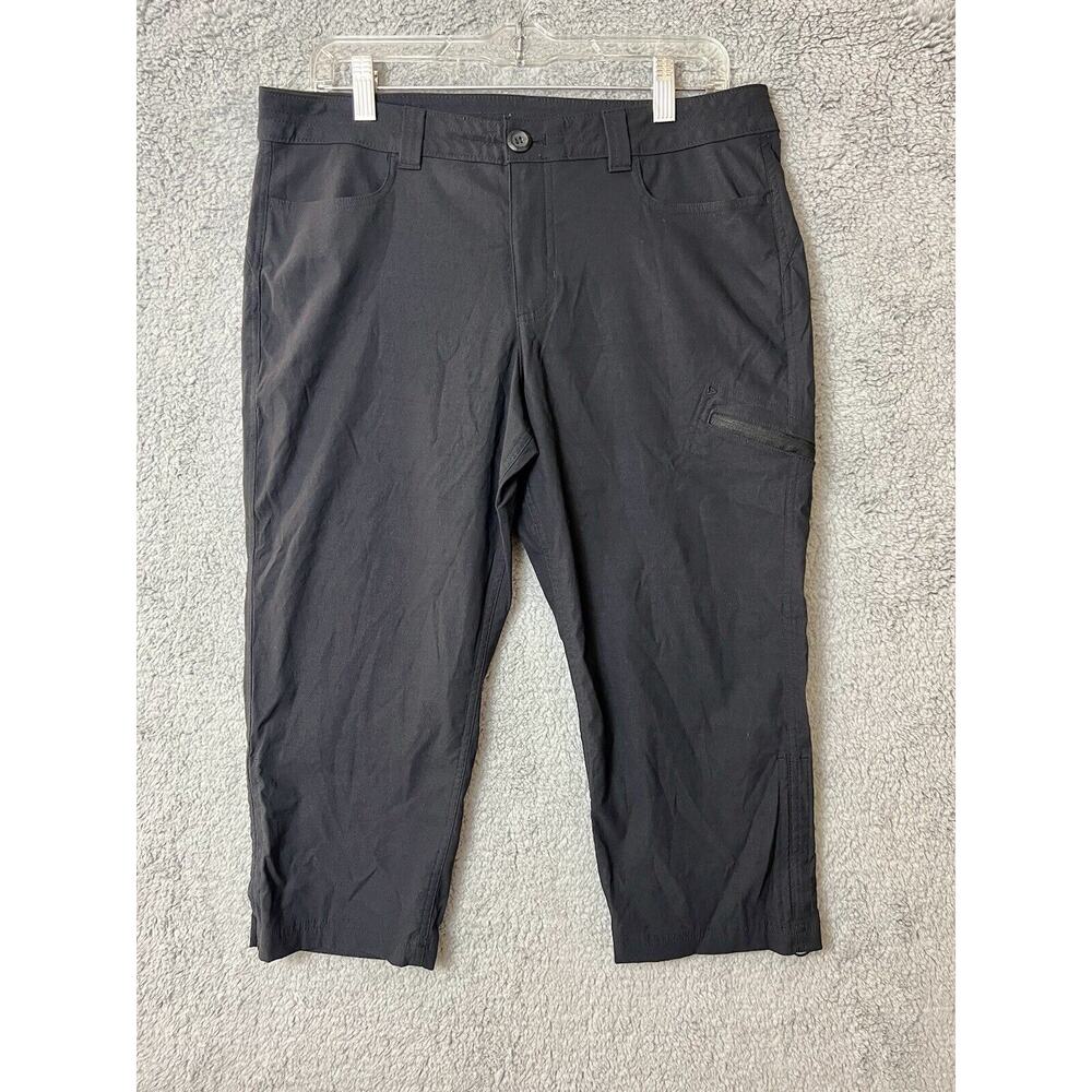 Women's Eddie Bauer Capri Pants Black Size 12
